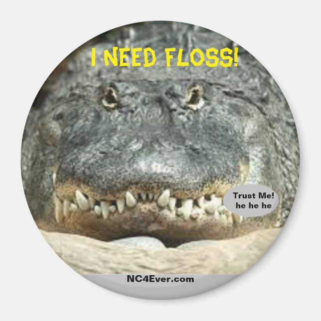 Imã Preciso de fio dental! (Frente)
