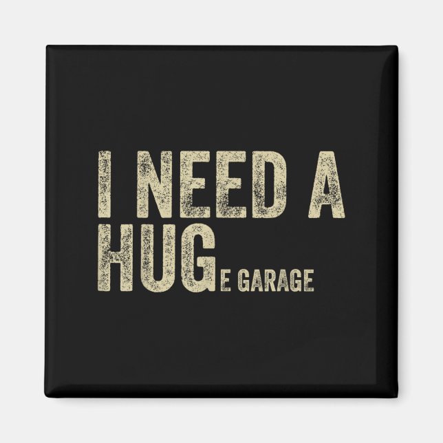 Imã Preciso De Uma Garagem Enorme Frase Engraçada Mecâ (Frente)