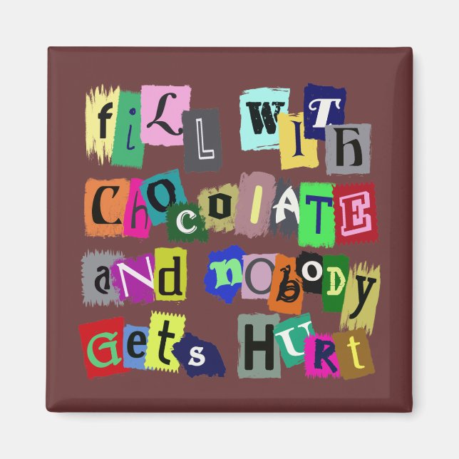 IMÃ PREENCHER COM CHOCOLATE ... (Frente)