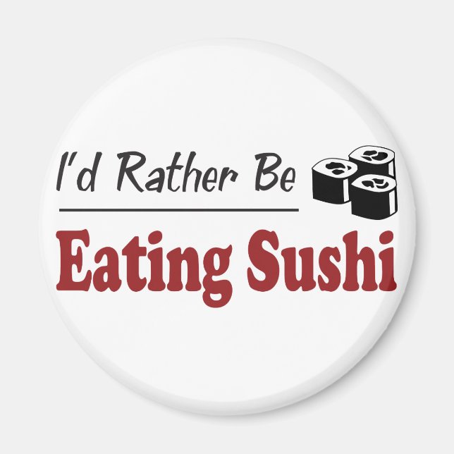 Imã Preferencialmente A Comer Sushi (Frente)