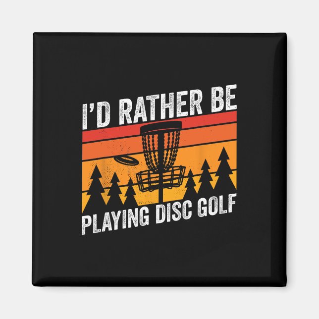 Imã Preferencialmente De Id De Golfe Be Disk Golfer Co (Frente)