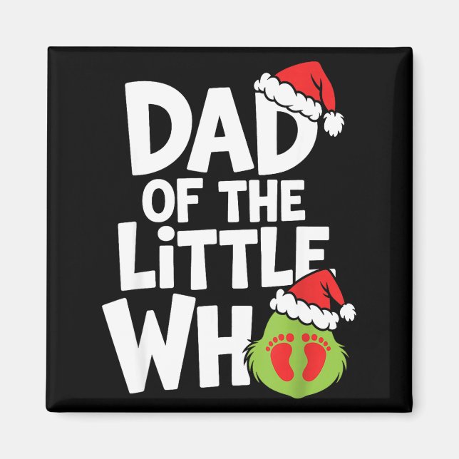 Imã Pregnancy Announcemen Dad Of The Little Who  (Frente)