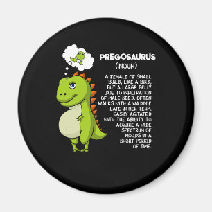 Imã Pregosaurus T-Rex Dinossauro Mãe Gravidez Mãe
