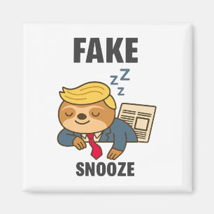 Imã Preguiça de Trump Engraçado Sono Falso
