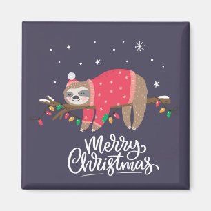 Imã Preguiça do Feliz Natal
