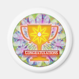 Imã PRÊMIO artístico: PARABÉNS do texto