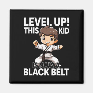 Imã Prêmio de Cinto Preto de Uniforme de Karatê Infant