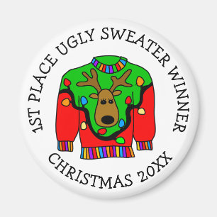 Imã Prêmio de Concurso "Ugly Sweater" para Vencedores