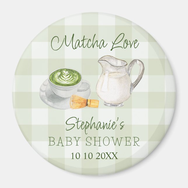 Imã Prêmio de Sorteio de Chá Verde Matcha para Chás de (Frente)