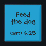 Imã Prêmios Chore para Crianças<br><div class="desc">Que maneira divertida de lembrar ao seu filho as tarefas que eles precisam realizar para cada dia ou durante a semana. Personalize seu texto. Envie um e-mail para paula@labellarue.com se precisar de mudanças de cor. Veja o compro La Bella Rue para mais cores também!</div>