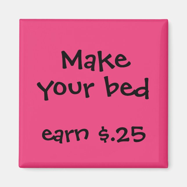 Imã Prêmios Chore para Crianças (Frente)