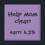 Imã Prêmios Chore para Crianças<br><div class="desc">Que maneira divertida de lembrar ao seu filho as tarefas que eles precisam realizar para cada dia ou durante a semana. Personalize seu texto. Envie um e-mail para paula@labellarue.com se precisar de mudanças de cor. Veja o compro La Bella Rue para mais cores também!</div>