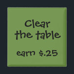 Imã Prêmios Chore para Crianças<br><div class="desc">Que maneira divertida de lembrar ao seu filho as tarefas que eles precisam realizar para cada dia ou durante a semana. Personalize seu texto. Envie um e-mail para paula@labellarue.com se precisar de mudanças de cor. Veja o compro La Bella Rue para mais cores também!</div>