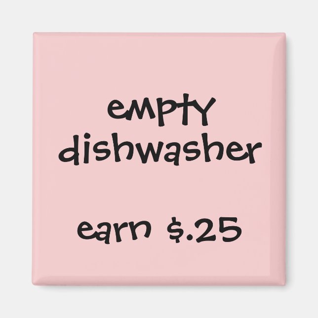 Imã Prêmios Chore para Crianças (Frente)