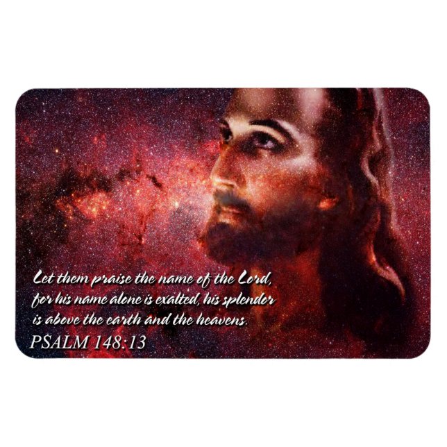 ÍMÃ PREMIUM SALMO 148:13 (Horizontal)