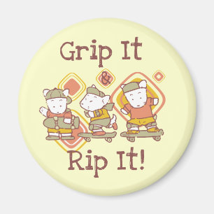 Imã Prenda-o e rasgue-o que Skateboarding