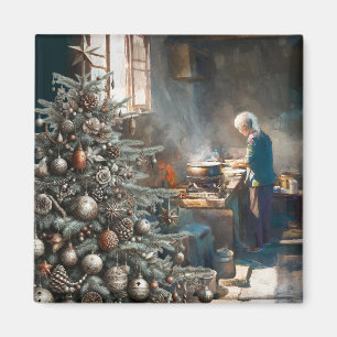 IMÃ PREPARANDO PARA O JANTAR DE NATAL