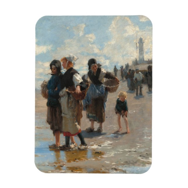 Ímã Preparando-se para Pescar de John Singer Sargent (Vertical)