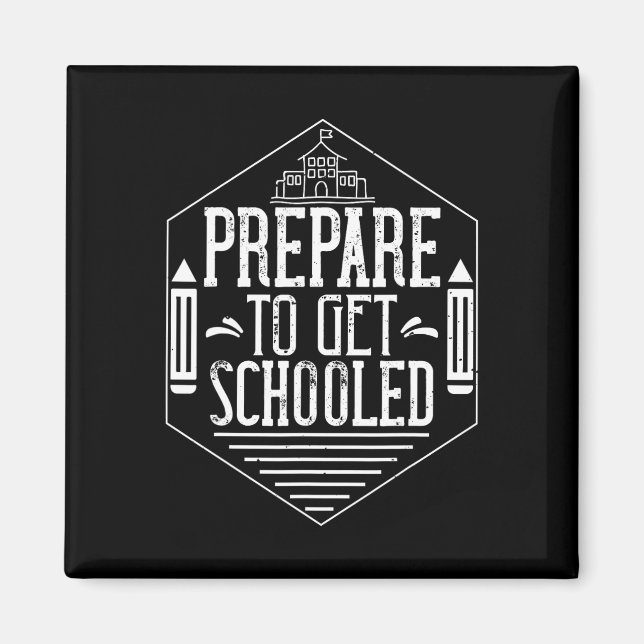 Imã Prepare-se Para Ser Escolado Professor Engraçado e (Frente)
