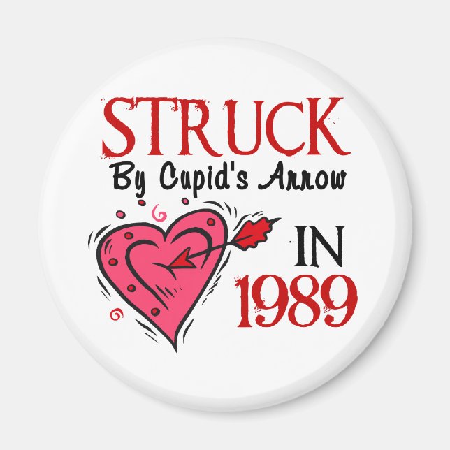 Imã Presa Pela Seta Cupida Em 1989 (Frente)