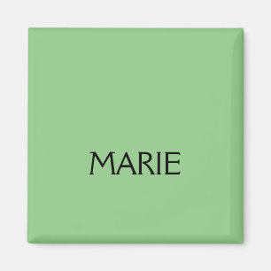 IMÃ PRESENÇA SIMPLES MINIMALISTA VERDE ADICIONE O SEU