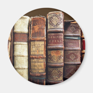 Imã Presente antigo dos tomos do vintage dos livros