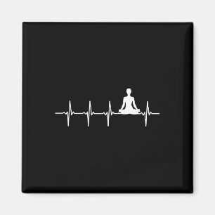 Imã Presente Batimento Cardíaco de Yoga Para Yogis