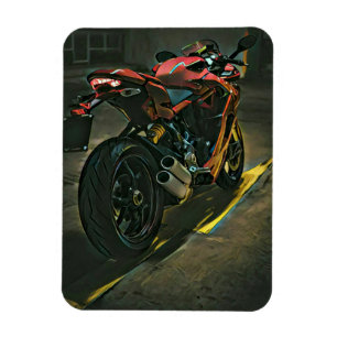 Ímã presente clássico de motocicleta vintage