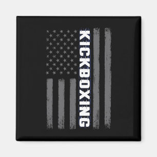 Imã Presente da Bandeira Americana de Kickboxing Usa A