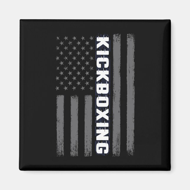 Imã Presente da Bandeira Americana de Kickboxing Usa A (Frente)