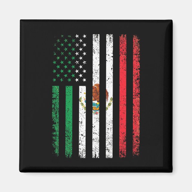 Imã Presente da Bandeira do México 4 de Julho EUA Amer (Frente)