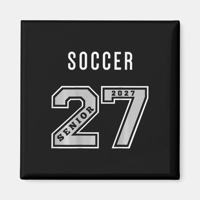 Imã Presente da Equipe de Futebol Senior 2027 (nas cos (Frente)