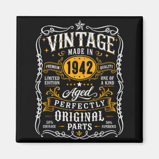 Imã Presente de 85 anos para homens vintage 1942 85 an