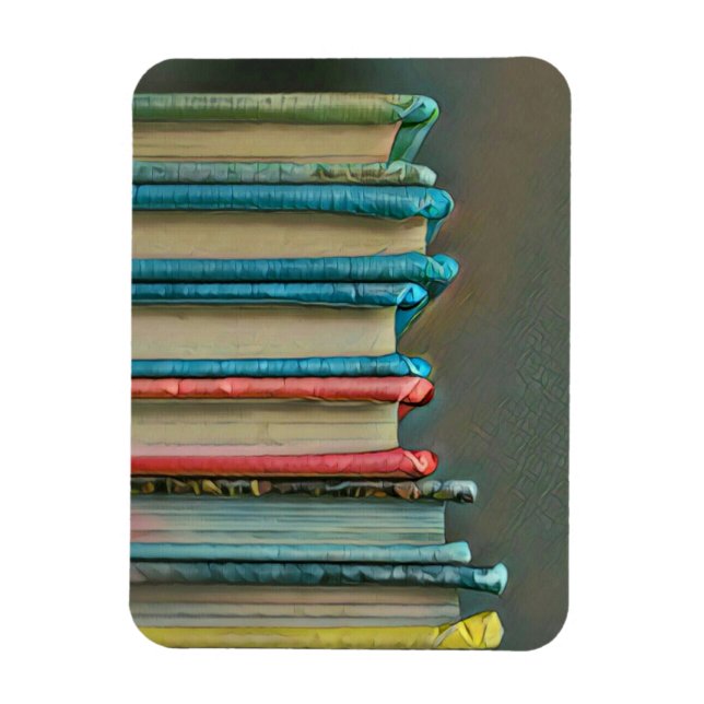 Ímã Presente de amante de livros (Vertical)