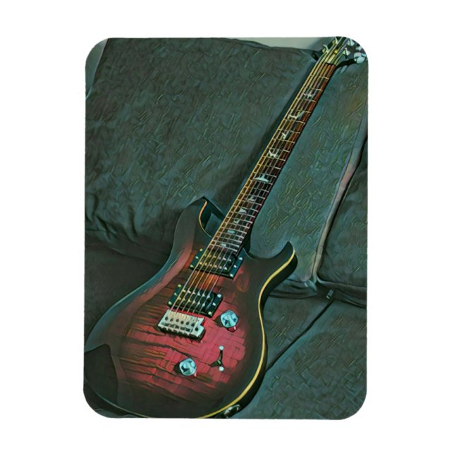 Ímã presente de amantes de guitarra de músico (Vertical)