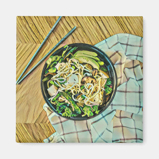 Imã presente de aniversário do Ramen