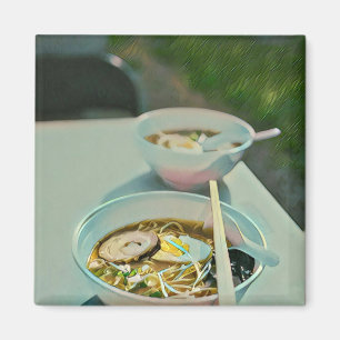 Imã presente de aniversário do Ramen