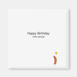 Imã Presente de aniversário, feliz aniversário pequena