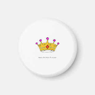 Imã Presente de aniversário, feliz aniversário princes