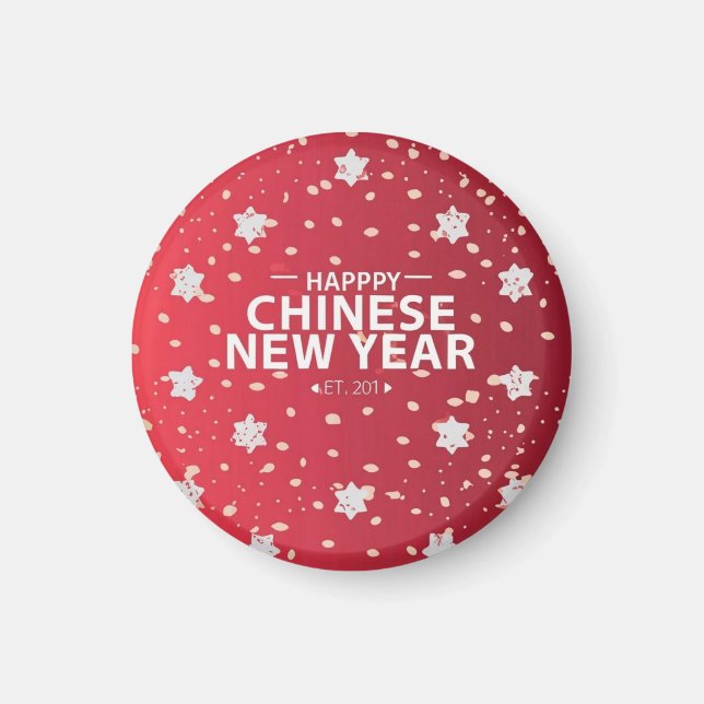 Imã presente de Ano Novo Chinês (Frente)