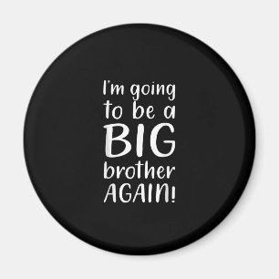 Imã Presente de Anúncio de Novo Irmão Mais Velho