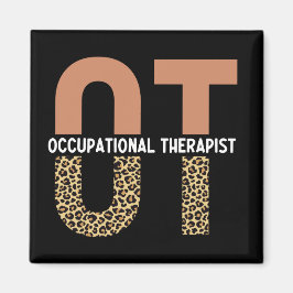 Imã Presente de Apreciação OT Terapista Ocupacional