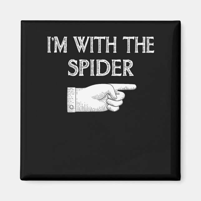 Imã Presente de aranha | Estou com a fantasia de aranh (Frente)