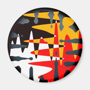 Imã Presente de Arte Nativa Espiritual das Primeiras N