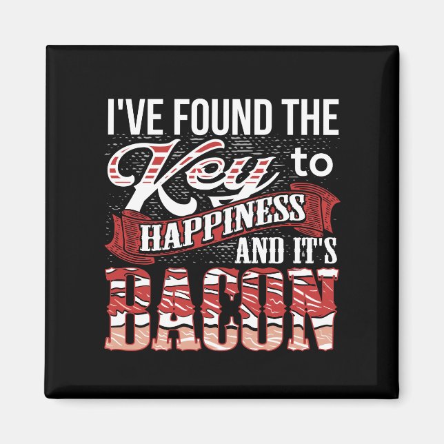 Imã Presente de bacon Lover (Frente)