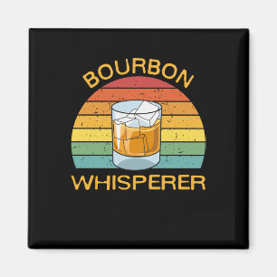 Imã Presente de Bebendo Bourbon Whisperer Whiskey Bour