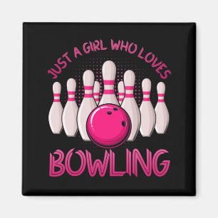 Imã Presente De boliche Para Meninas Jogadoras De Boli