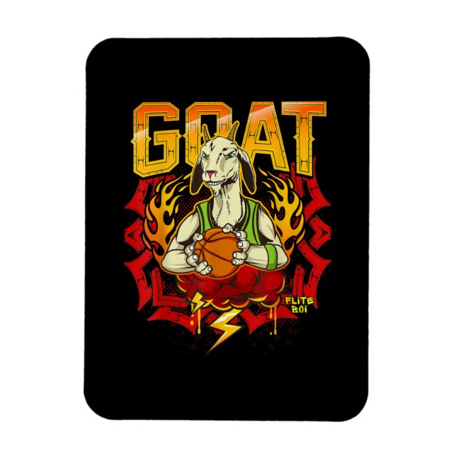 Ímã Presente de Cabra de Basquete (Vertical)