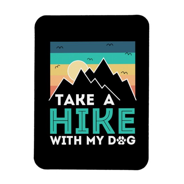 Ímã Presente de Camper | Caminhe Com O Meu Aniversário (Vertical)