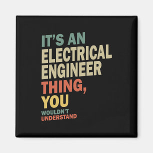 Imã Presente de Cargo de Engenheiro Elétrico
